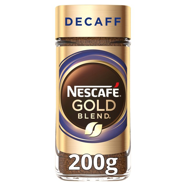 Nescafe Gold Blend Decaf Freeze Dried Instant Coffee, 200g
