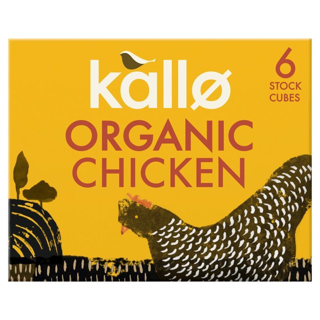 Kallo Organic Chicken Stock Cubes, 6 x 11g