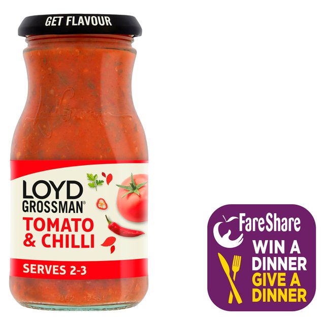 Loyd Grossman Tomato & Chilli Pasta Sauce, 350g