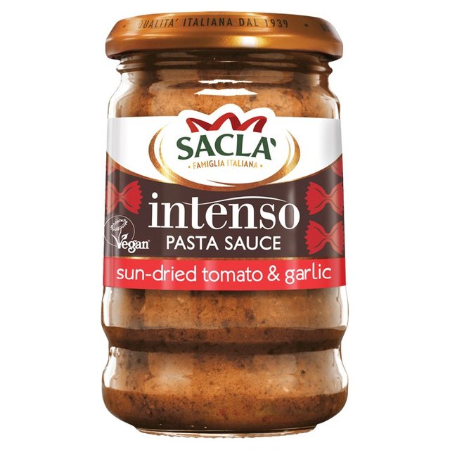 Sacla’ Intenso Tomato & Garlic Pasta Sauce, 190g