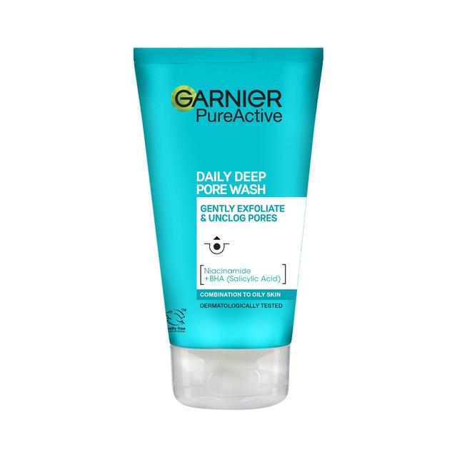 Garnier Pure Active Anti-Blackhead Deep Pore Face Wash, 150ml