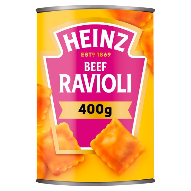 Heinz Beef Ravioli in Tomato Sauce, 400g