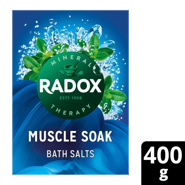 Radox Bath Therapy Muscle Soak Herbal Bath Salts, 400g