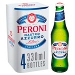 Peroni Nastro Azzurro Beer Lager Bottles