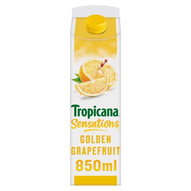 Tropicana Sensations Pure Golden Grapefruit Juice, 850ml