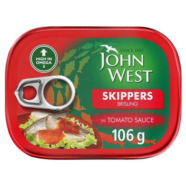 John West Skippers Brisling in Tomato Sauce, 106g
