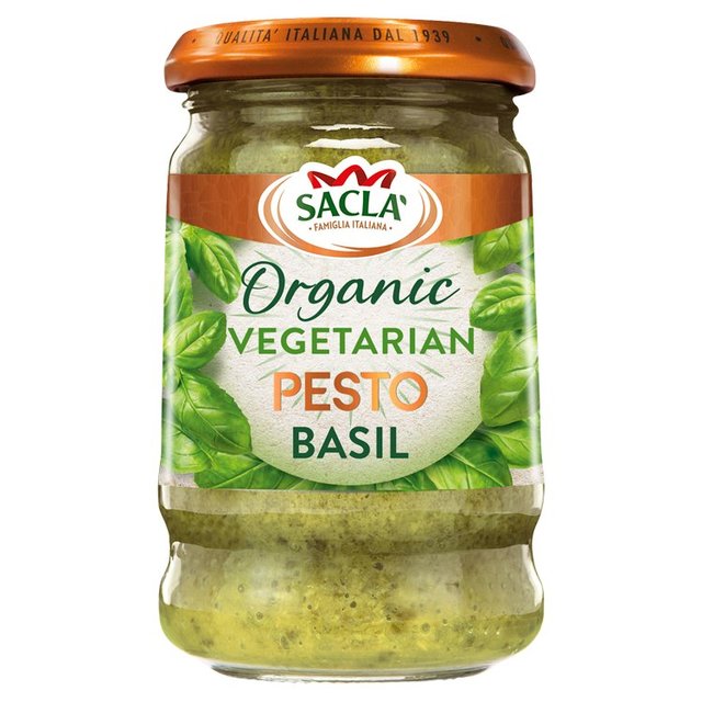 Sacla’ Organic Basil Pesto, 190g