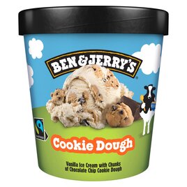 Ben & Jerry's Cookie Dough Vanilla Ice Cream Tub 465ml