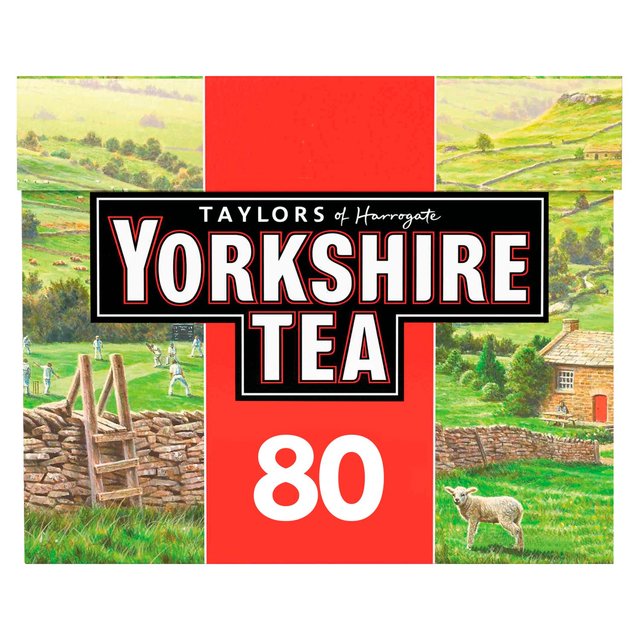 Yorkshire Tea Teabags, 80 Per Pack