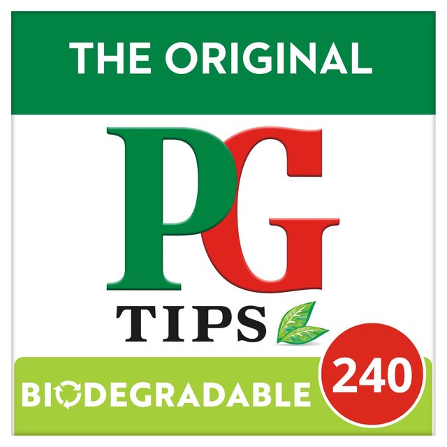 PG Tips Original Biodegradable Tea Bags, 240 Per Pack
