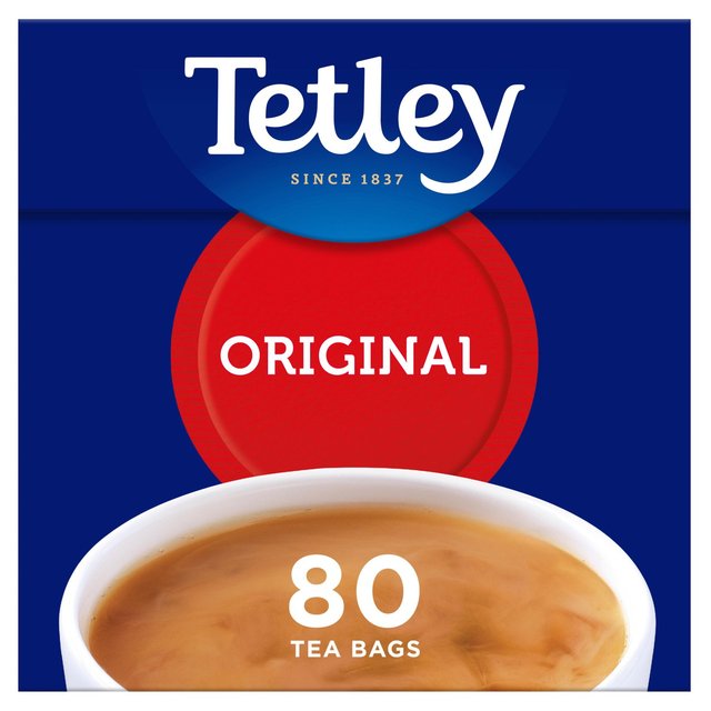 Tetley Tea Bags, 80 Per Pack