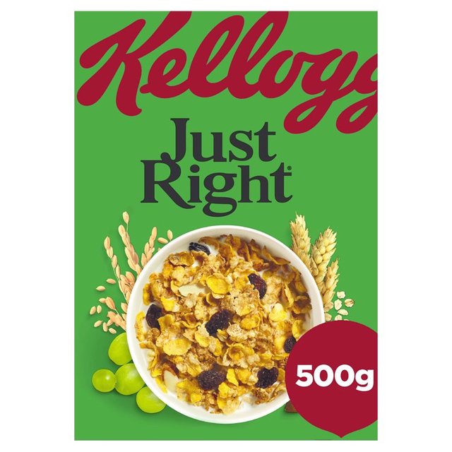 Kellogg’s Just Right Breakfast Cereal, 500g