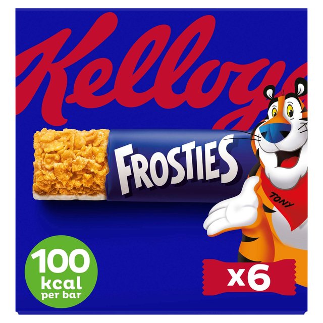 Kellogg’s Frosties Cereal Milk Bars, 6 per Pack