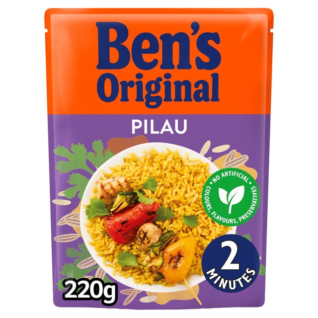 Bens Original Pilau Microwave Rice, 220g