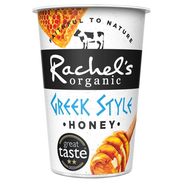 Rachel’s Organic Yogurt Greek Style Honey, 450g