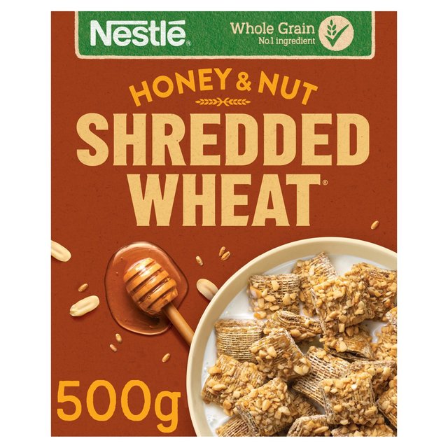 Nestle Shredded Wheat Honey Nut Cereal, 500g