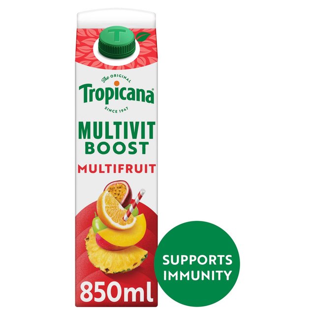 Tropicana Sensations Multivitamin Boost Fruit Juice, 850ml