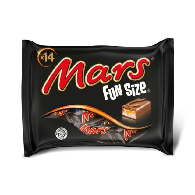 Mars Caramel, Nougat & Milk Chocolate Funsize Snack Bars Multipack, 303g