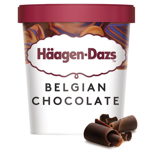 HÃ¤agen-Dazs Belgian Chocolate Ice Cream, 460ml