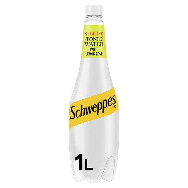 Schweppes Slimline Tonic With Zest of Lemon, 1L