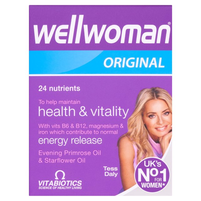 Vitabiotics Wellwoman Original Health & Vitality Capsules, 30 Per Pack