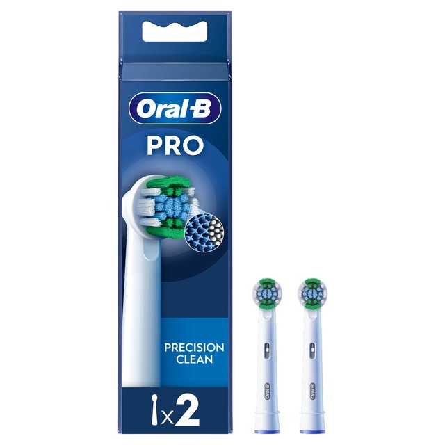 Oral-B Precision Clean Toothbrush Heads, 2 Per Pack