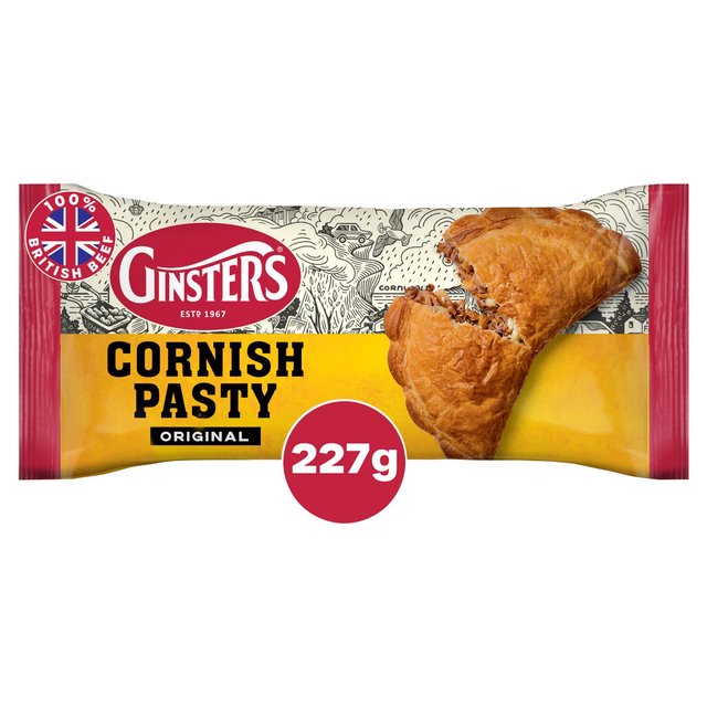 Ginsters Original Cornish Pasty, 227g