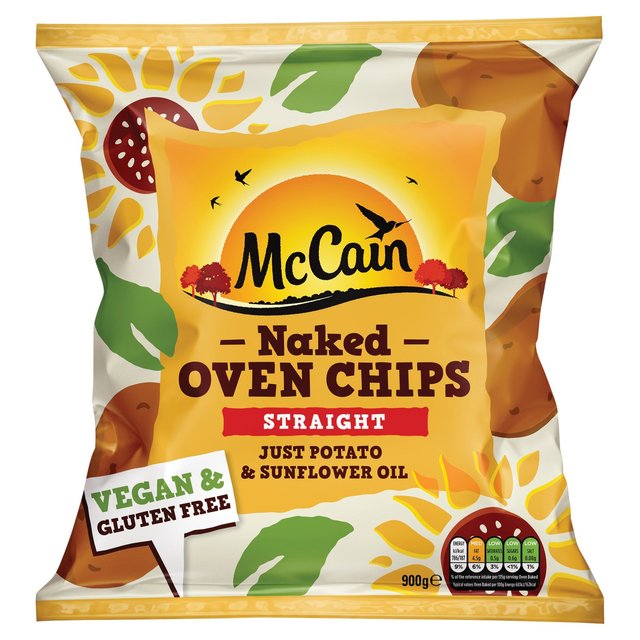McCain Oven Chips Straight Cut Frozen, 900g