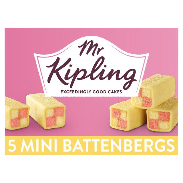 Mr Kipling Small Battenberg Cakes, 5 Per Pack