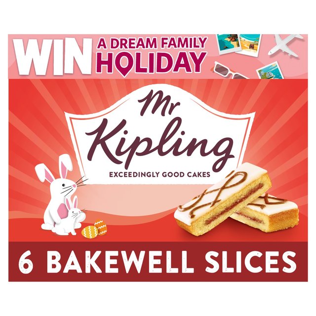 Mr Kipling Bakewell Slices, 6 Per Pack