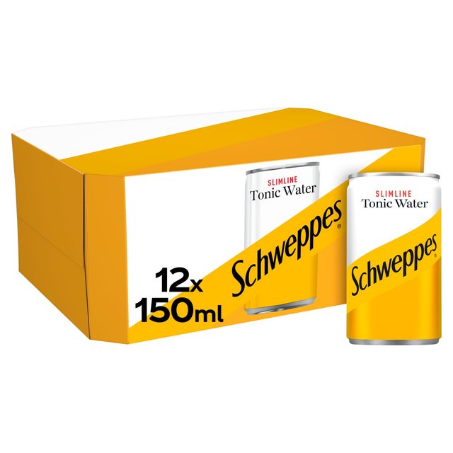 Schweppes Slimline Tonic Water, 12 x 150ml