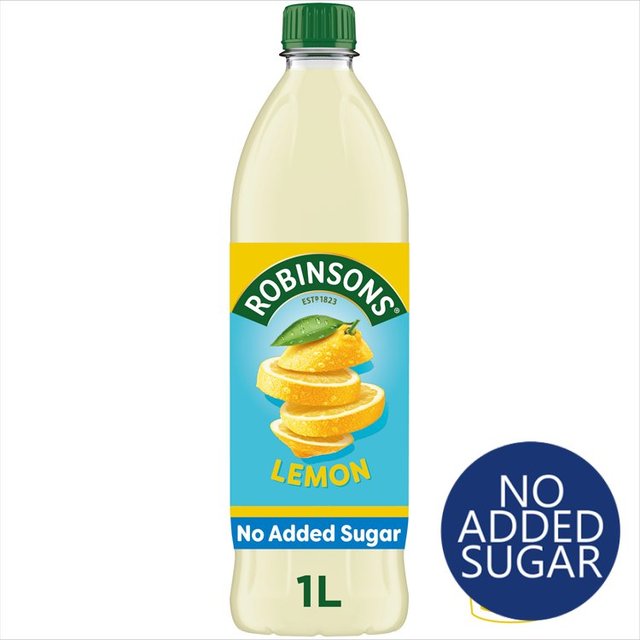 Robinsons Single Strength Lemon No Added Sugar Squash, 1L