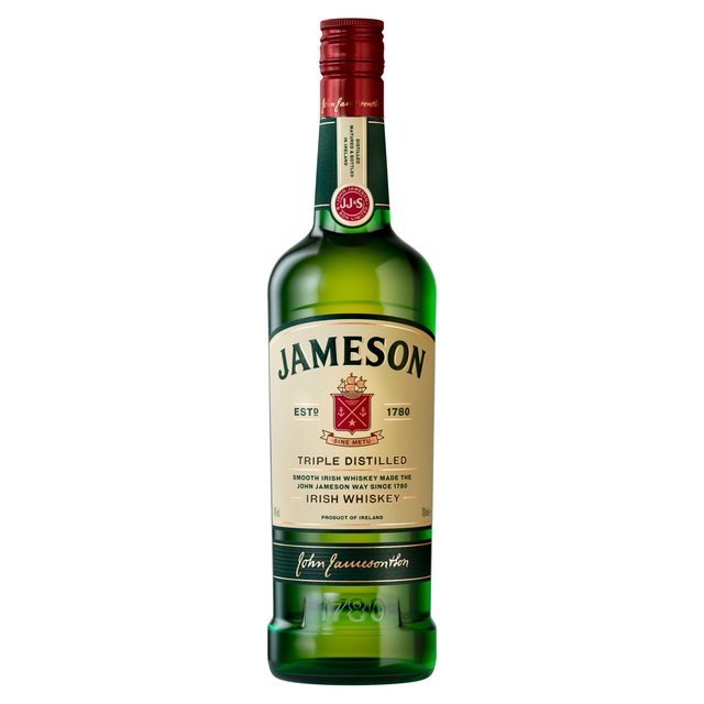 Jameson Triple Distilled Blended Irish Whiskey, 70cl