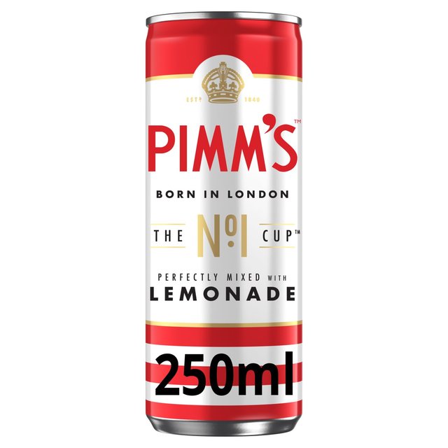 Pimm’s No. 1 Cup and Lemonade Ready to Drink, 250ml