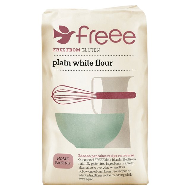Doves Farm Freee Gluten Free Plain White Flour, 1kg