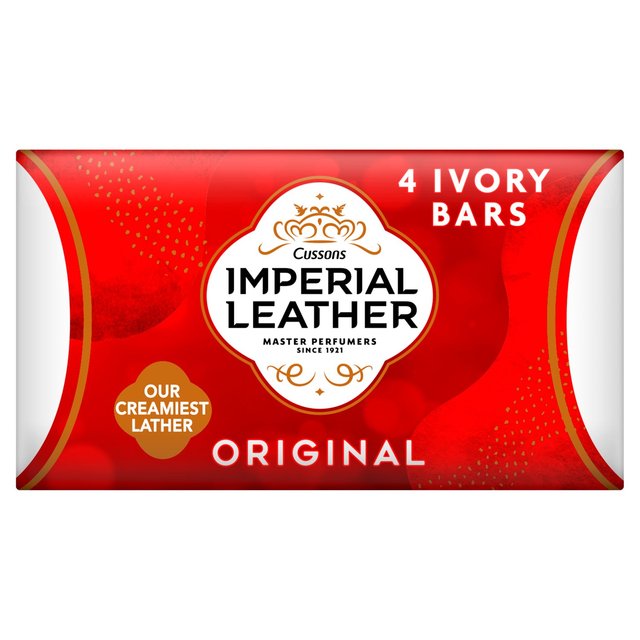Imperial Leather Original Bar Soap, 4 x 100g