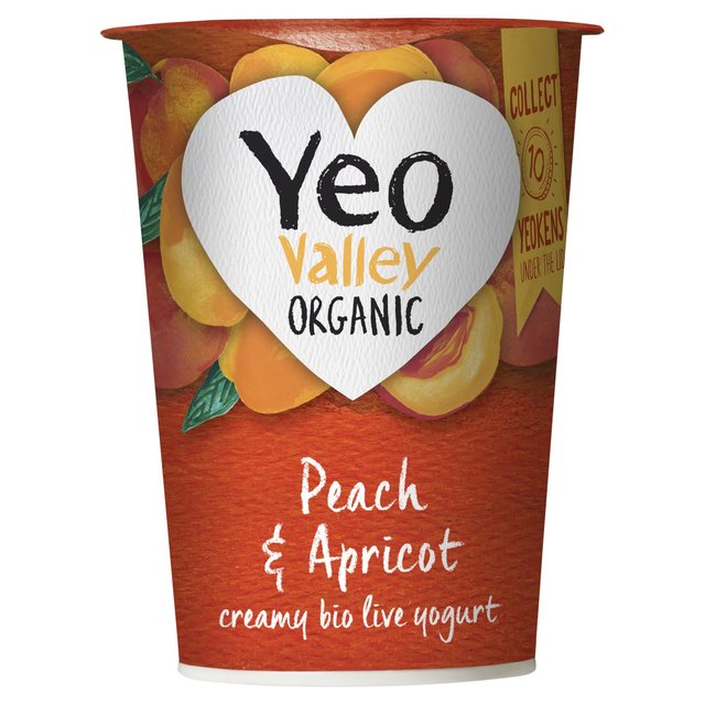 Yeo Valley Organic Peach & Apricot Yoghurt, 450g