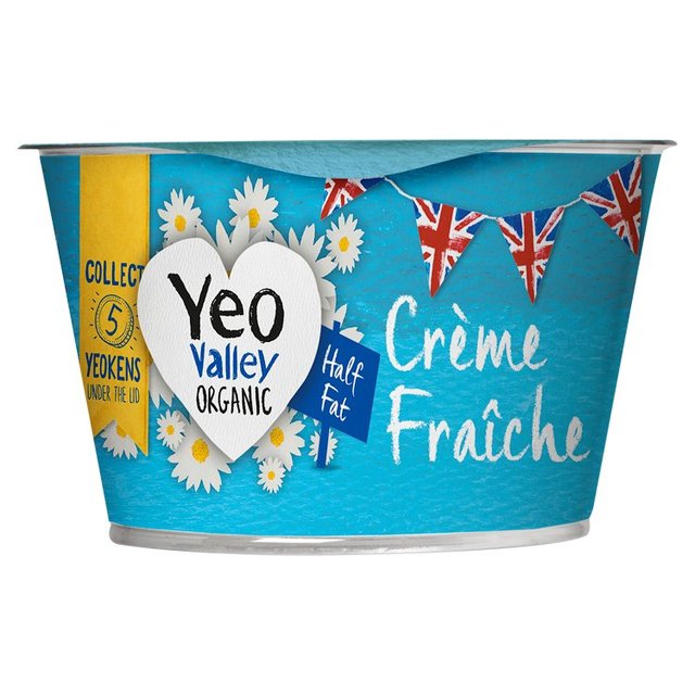 Yeo Valley Organic Half Fat Creme Fraiche, 200g