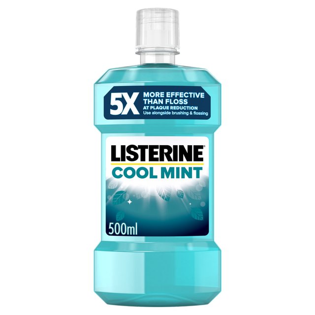 Listerine Antibacterial Mouthwash Coolmint, 500ml