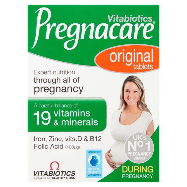 Vitabiotics Pregnacare Original Multivitamins & Minerals Tablets, 30 per Pack