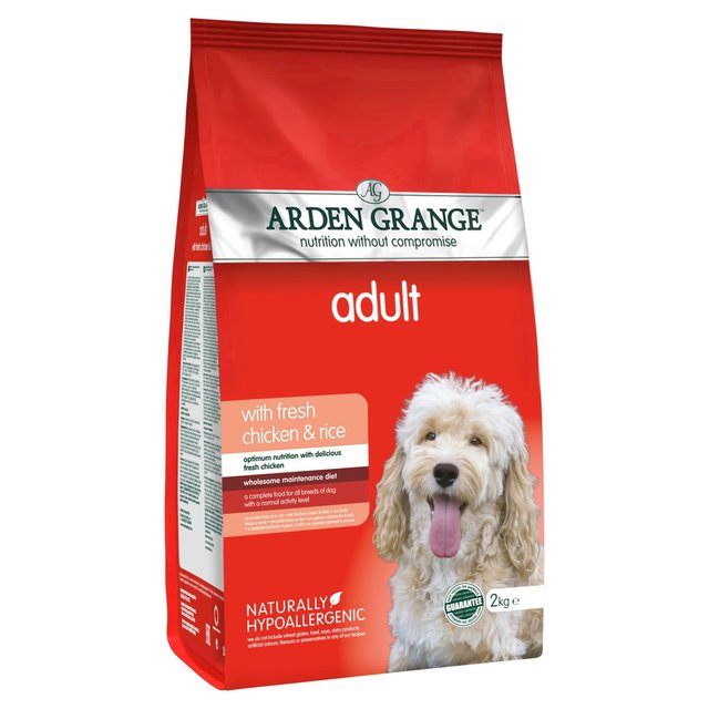 Arden Grange Adult Chicken & Rice Dry Dog Food, 2kg