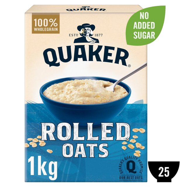 Quaker Rolled Oats Porridge Cereal, 1kg