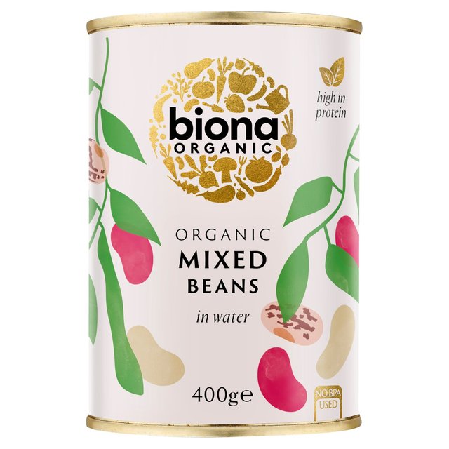 Biona Organic Mixed Beans in Water, 400g