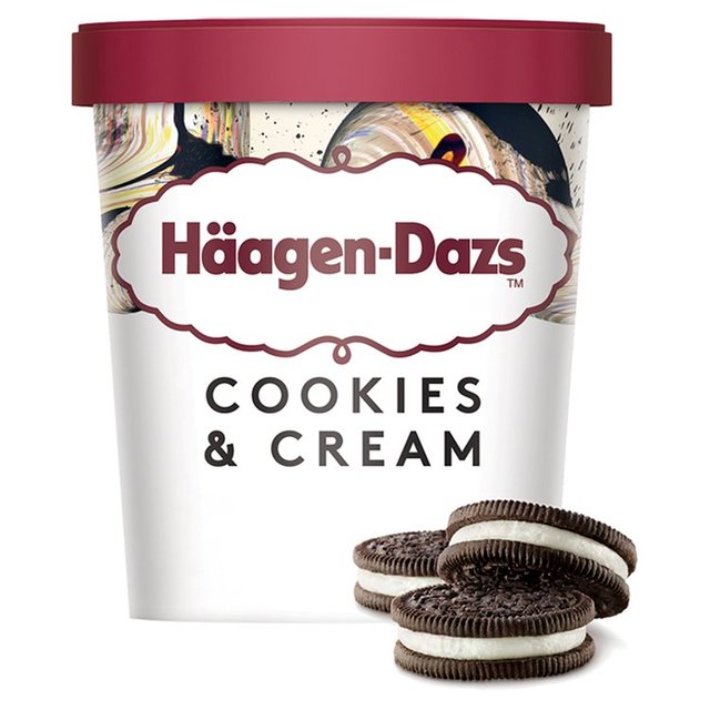 Hagen-Dazs Cookies & Cream Ice Cream, 460ml