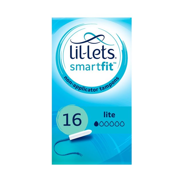 Lil-Lets SmartFit Non-Applicator Tampons Lite, 16 Per Pack