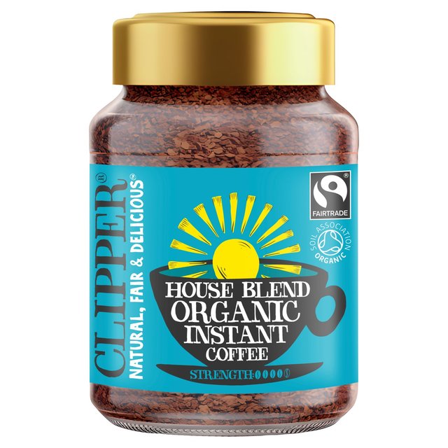 Clipper Fairtrade House Blend Organic Coffee, 100g