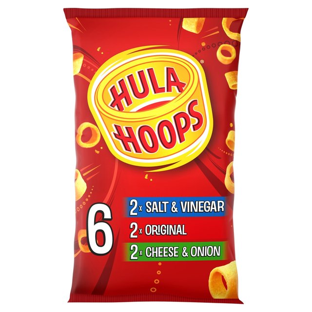 Hula Hoops Variety Multipack Crisps, 6 Per Pack