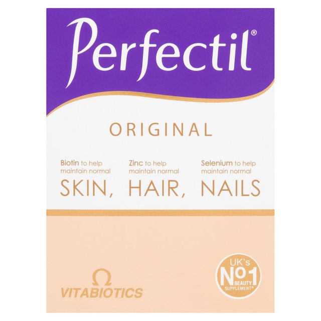 Vitabiotics Perfectil Original Triple Active Skin, Hair and Nails Capsules, 30 Per Pack