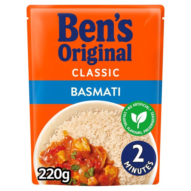Bens Original Basmati Microwave Rice, 220g