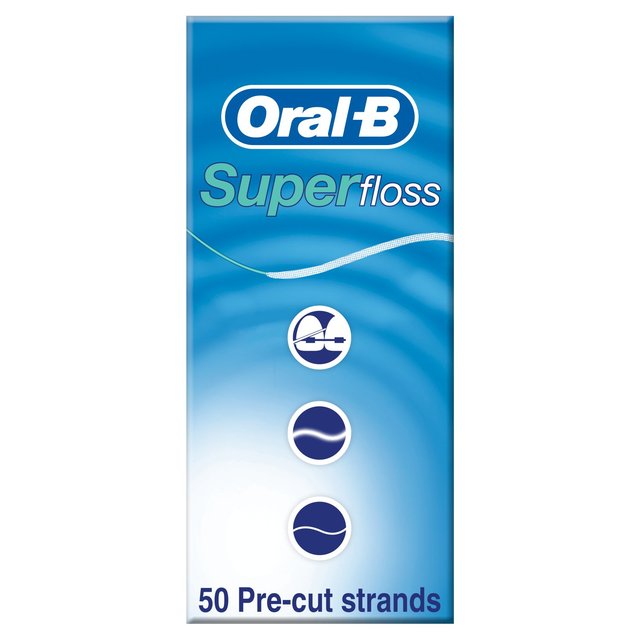 Oral-B Super Dental Floss, 50 Per Pack